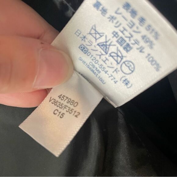 Lands’ End Wool Blend Coat Size 8 - Picture 10 of 13